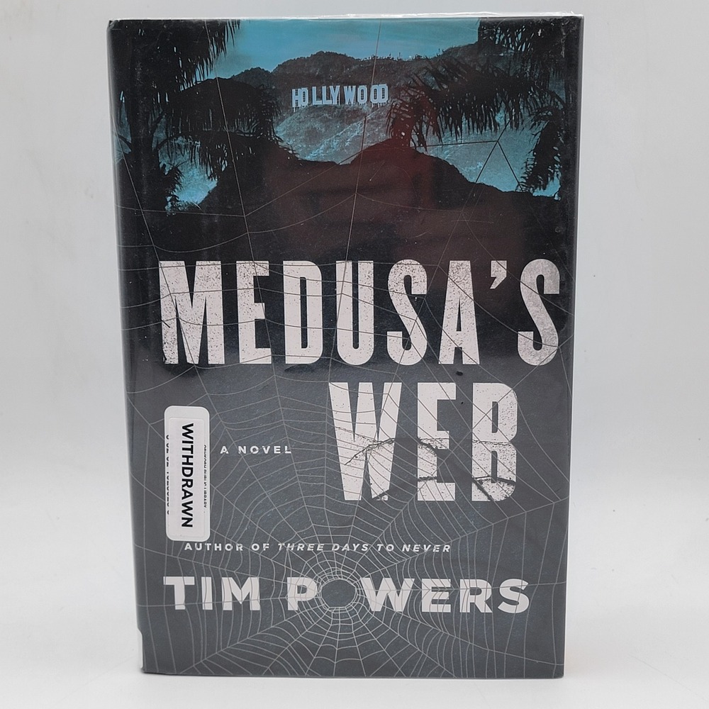 Tim Powers Medusa's Web Hardcover First Edition Ex-Library Fantasy Novel Good‎